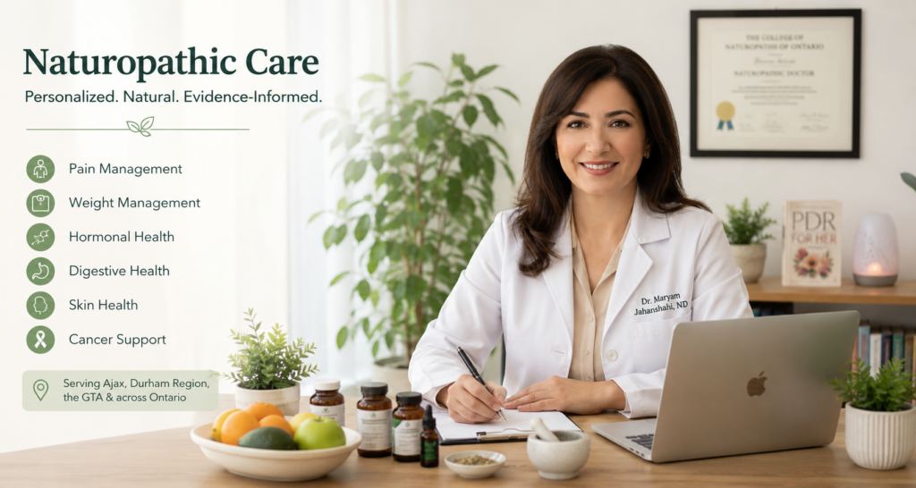 Naturopathic Doctor in Ajax, Ontario Dr. Maryam Jahanshahi, ND